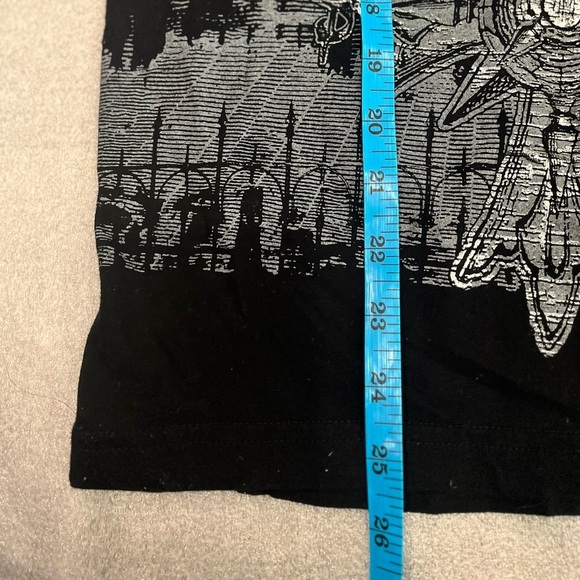 [M/Ptp:19.5”]Vtg Guess Legend of Rock Guitar Graphic S/S T shirt - Picture 4 of 6